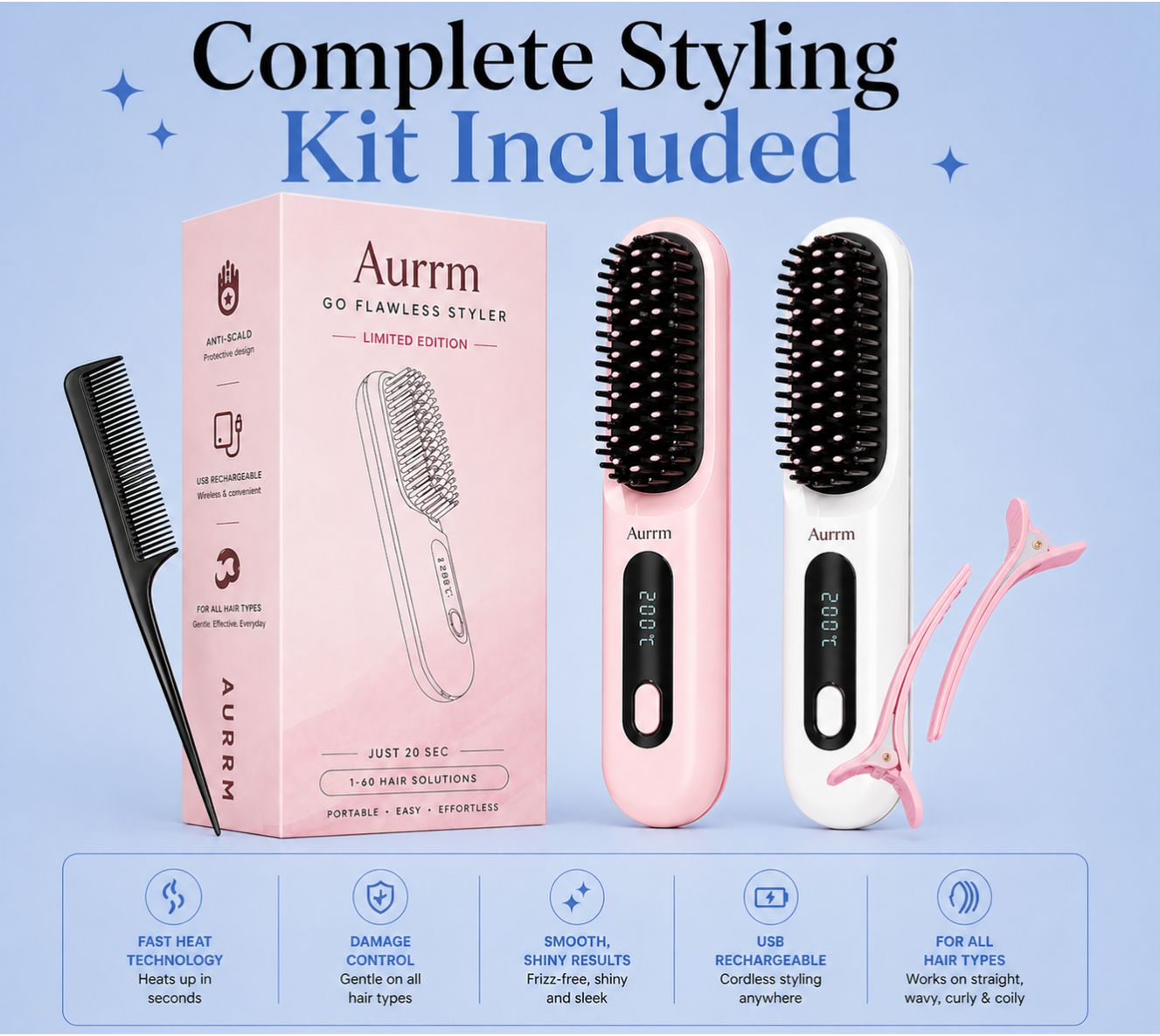 Aurrm Go Flawless Styler